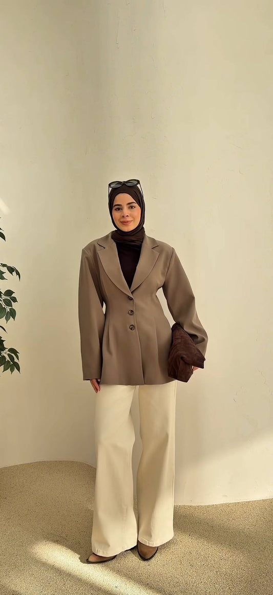 Blazer mit Noppenmuster