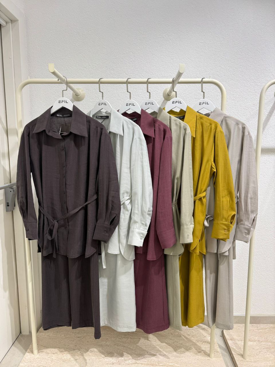 Bağlamalı Gömlek Palazzo Takım